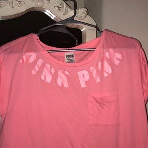 Coral/pink Victoria secret PINK shirt